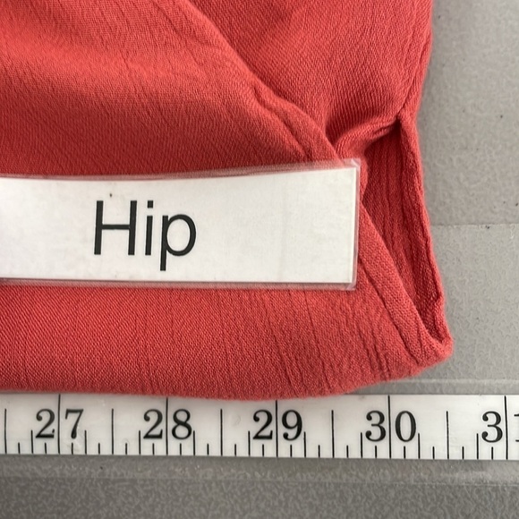 Elan Dress Women's Small Orange Mini Flare Dress Spaghetti Straps Pockets - Picture 15 of 17